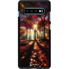 Coque Samsung Galaxy S10+ - Automne doré glare