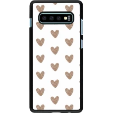 Coque Samsung Galaxy S10+ - Autumn 2024 brown hearts