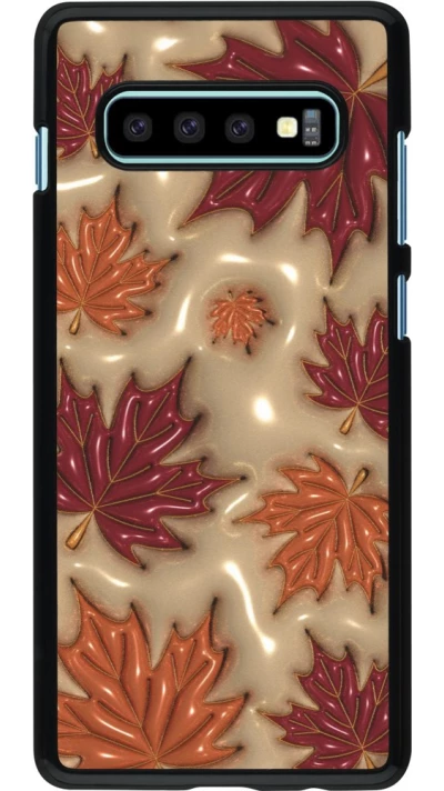Coque Samsung Galaxy S10+ - Autumn 26 3D leaves