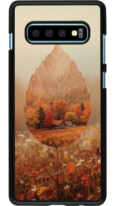 Coque Samsung Galaxy S10+ - Autumn 26 Autumn leaf