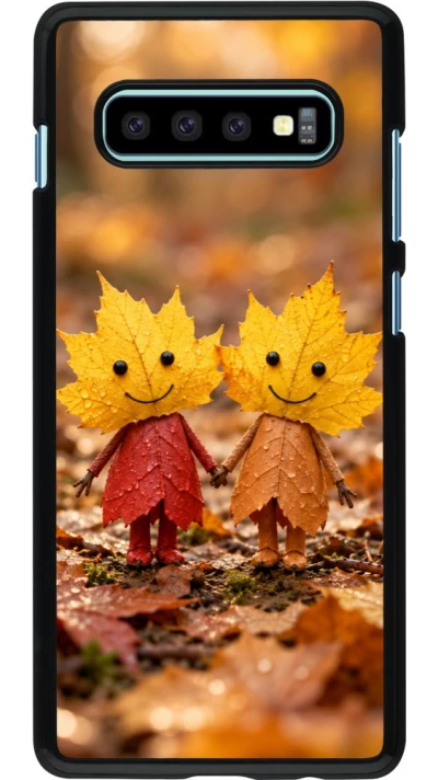 Coque Samsung Galaxy S10+ - Autumn 26 Couple of leaves