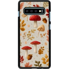 Coque Samsung Galaxy S10+ - Autumn 26 Mushrooms and leaves