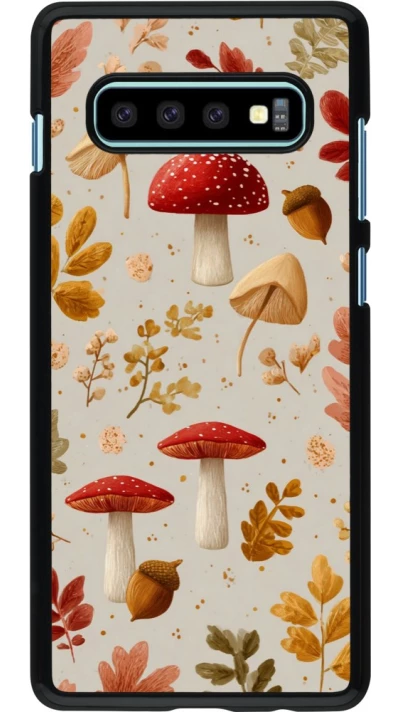 Coque Samsung Galaxy S10+ - Autumn 26 Mushrooms and leaves