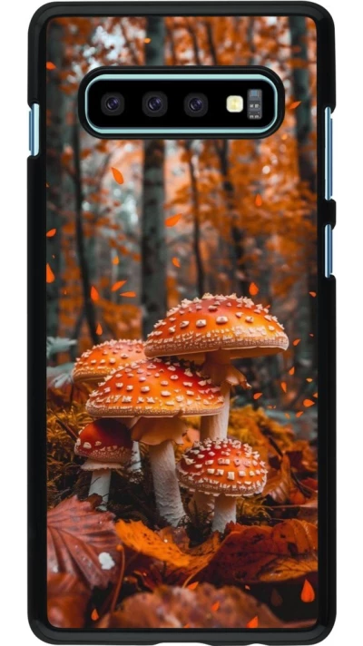 Coque Samsung Galaxy S10+ - Autumn 26 Mushrooms in the woods