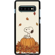Coque Samsung Galaxy S10+ - Autumn 26 Snoopy autumn