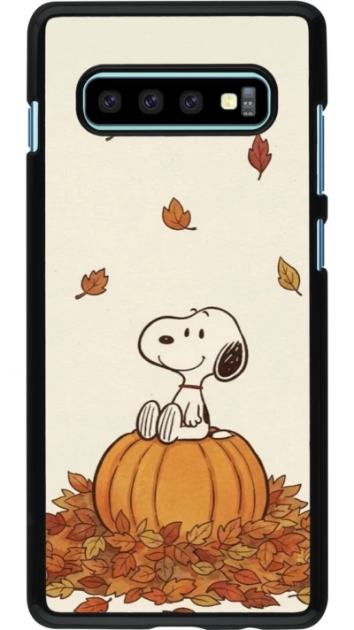 Coque Samsung Galaxy S10+ - Autumn 26 Snoopy autumn