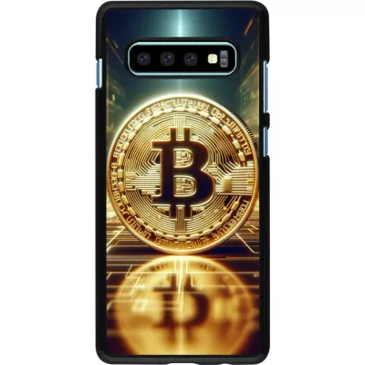 Coque Samsung Galaxy S10+ - Bitcoin Standing
