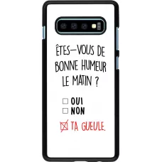 Coque Samsung Galaxy S10+ - Bonne humeur matin