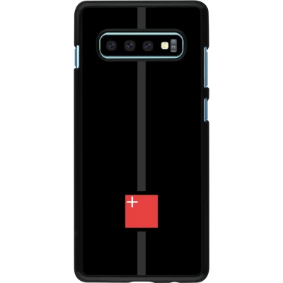Samsung Galaxy S10+ Case Hülle - Kanton SZ schwarz