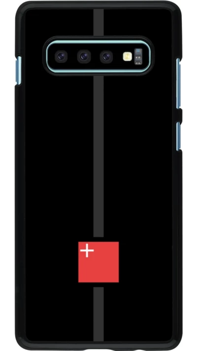Samsung Galaxy S10+ Case Hülle - Kanton SZ schwarz