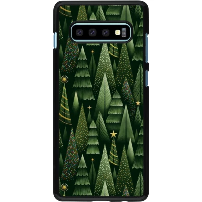 Coque Samsung Galaxy S10+ - Christmas 25 Pattern Xmas Tree