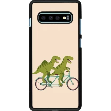 Coque Samsung Galaxy S10+ - Dinosaurs on bikes 2026