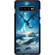 Samsung Galaxy S10+ Case Hülle - Drache nächtliche Berg