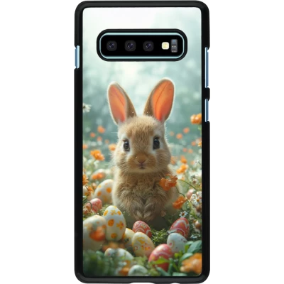 Coque Samsung Galaxy S10+ - Easter 2026 Rabbit in the garden