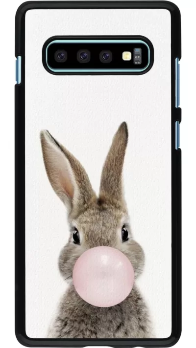 Samsung Galaxy S10+ Case Hülle - Easter 2023 bubble gum bunny