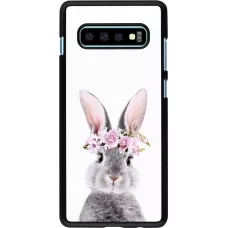 Samsung Galaxy S10+ Case Hülle - Easter 2023 flower bunny