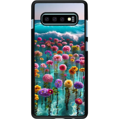 Coque Samsung Galaxy S10+ - Flower sea waves