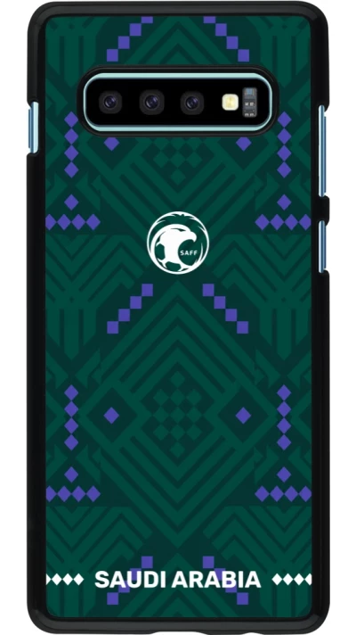 Samsung Galaxy S10+ Case Hülle - Saudi Arabien 2026 personalisierbares Fussballtrikot