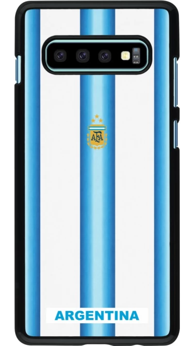 Samsung Galaxy S10+ Case Hülle - Argentinien 2026 personalisierbares Fussballtrikot
