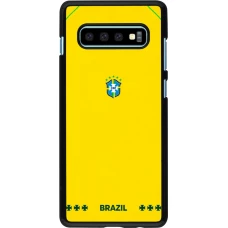 Samsung Galaxy S10+ Case Hülle - Brasilien 2026 personalisierbares Fussballtrikot