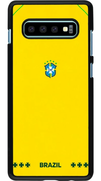 Samsung Galaxy S10+ Case Hülle - Brasilien 2026 personalisierbares Fussballtrikot