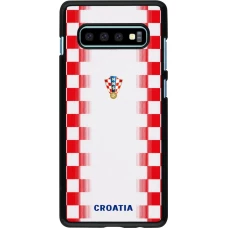 Samsung Galaxy S10+ Case Hülle - Kroatien 2026 personalisierbares Fussballtrikot