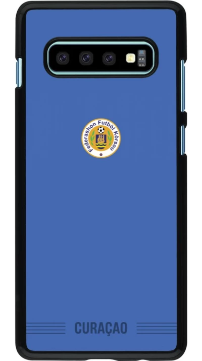 Samsung Galaxy S10+ Case Hülle - Curaçao 2026 personalisierbares Fussballtrikot