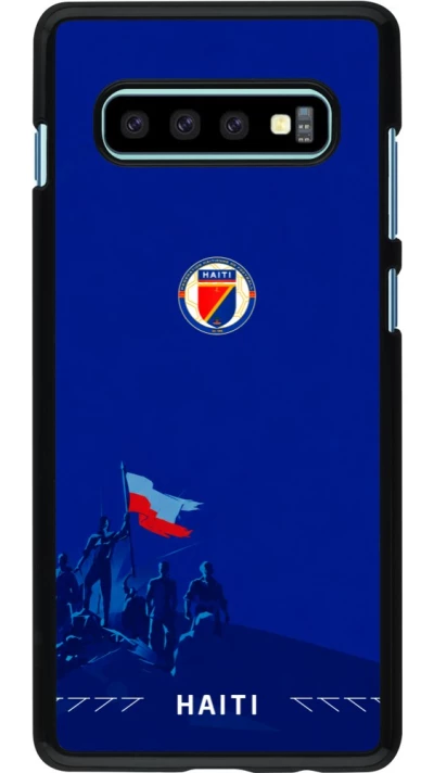 Samsung Galaxy S10+ Case Hülle - Haiti 2026 personalisierbares Fussballtrikot