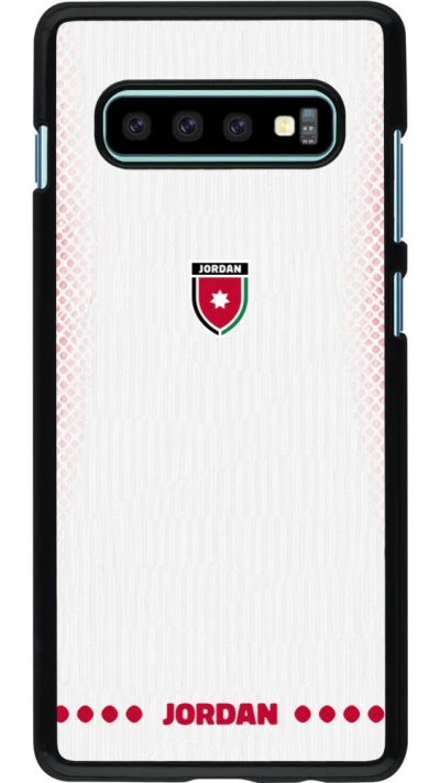 Samsung Galaxy S10+ Case Hülle - Jordanien 2026 personalisierbares Fussballtrikot