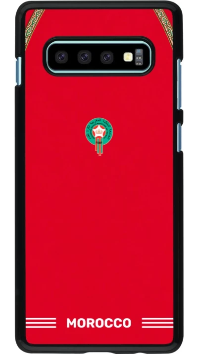 Samsung Galaxy S10+ Case Hülle - Marokko 2026 personalisierbares Fussballtrikot