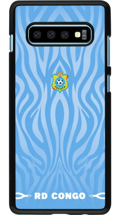 Coque Samsung Galaxy S10+ - Maillot de football RD Congo 2026 personnalisable