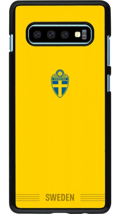 Samsung Galaxy S10+ Case Hülle - Schweden 2026 personalisierbares Fussballtrikot