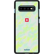 Samsung Galaxy S10+ Case Hülle - Schweiz Away 2026 personalisierbares Fussballtrikot