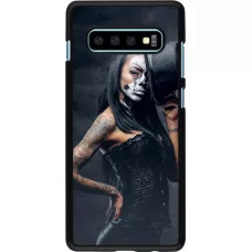 Coque Samsung Galaxy S10+ - Halloween 22 Tattooed Girl
