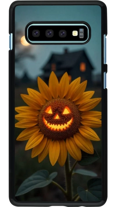 Coque Samsung Galaxy S10+ - Halloween 2026 Evil Sunflower