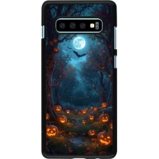 Coque Samsung Galaxy S10+ - Halloween 2026 Road of Pumpkins
