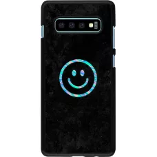 Samsung Galaxy S10+ Case Hülle - Happy smiley irisirt