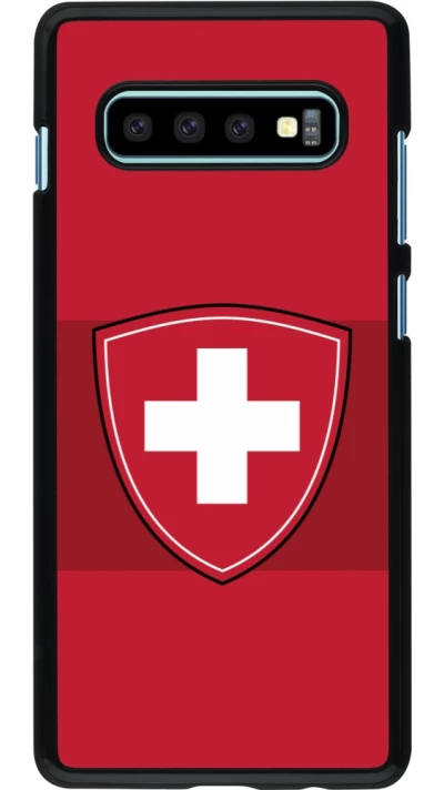 Samsung Galaxy S10+ Case Hülle - Hockey World Championship Ecusson Suisse