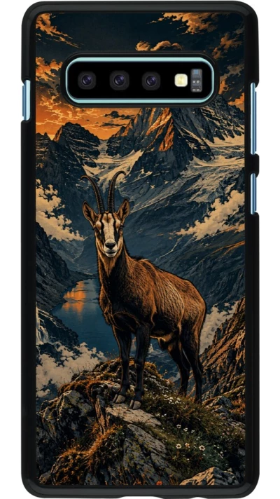 Coque Samsung Galaxy S10+ - Linocut Chamois