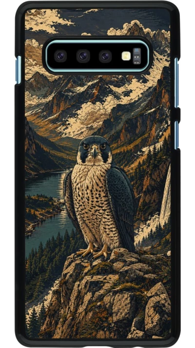 Coque Samsung Galaxy S10+ - Linocut Faucun pèlerin