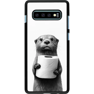 Samsung Galaxy S10+ Case Hülle - Otter Toilettenpapier