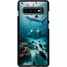 Coque Samsung Galaxy S10+ - Manta Lagon Nettoyage