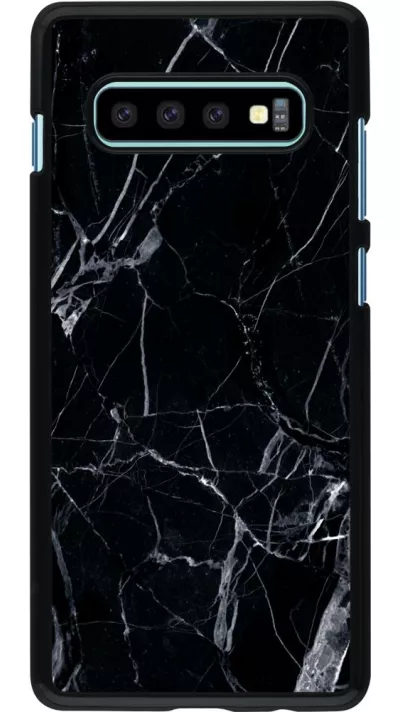 Coque Samsung Galaxy S10+ - Marble Black 01