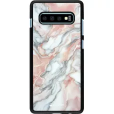 Samsung Galaxy S10+ Case Hülle - Rosa Leuchtender Marmor