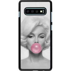 Coque Samsung Galaxy S10+ - Marilyn Bubble