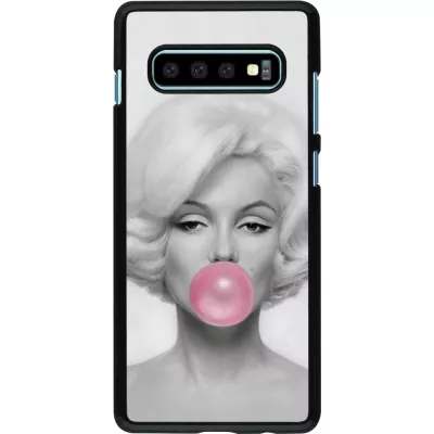 Coque Samsung Galaxy S10+ - Marilyn Bubble