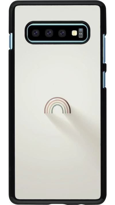 Samsung Galaxy S10+ Case Hülle - Mini Regenbogen Minimal