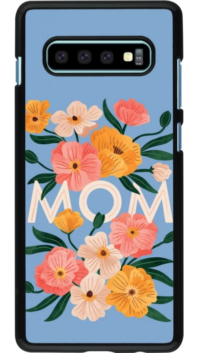 Samsung Galaxy S10+ Case Hülle - Mom 2026 Flowers