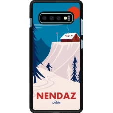 Samsung Galaxy S10+ Case Hülle - Nendaz Cabane Ski