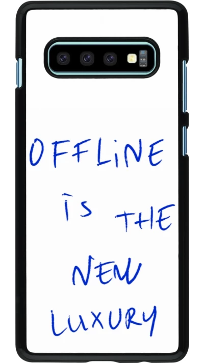 Samsung Galaxy S10+ Case Hülle - Offline is the new luxury